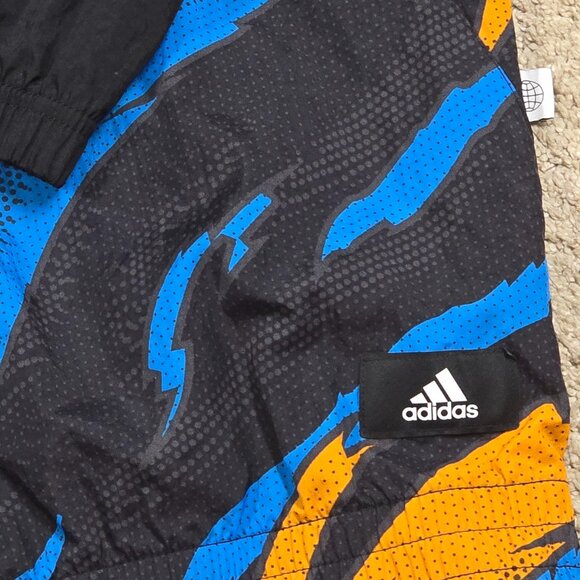 Mens xl Adidas water resistant zip up jacket windbreaker - Picture 4 of 5